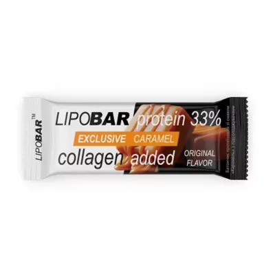 Протеїновий батончик Lipobar Exclusive Caramel 50 г