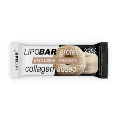 Протеїновий батончик, Lipobar Exclusive - 50g Marzipan