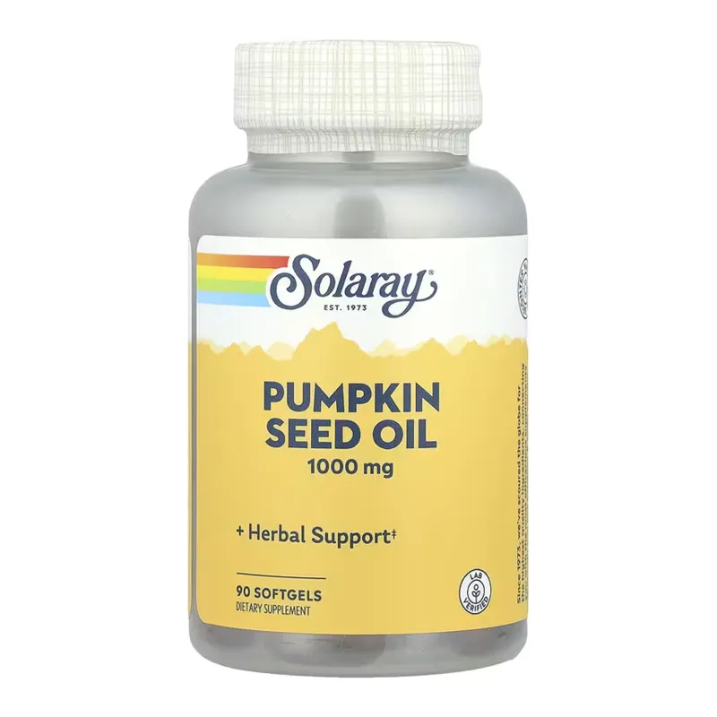 Передтренувальник 1000мг Solaray (Pumpkin Seed Oil) — 90 софтгелів