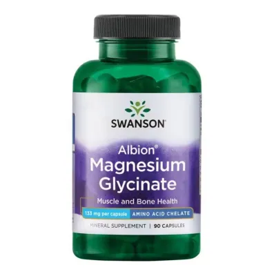 Магний, Albion Magnesium Glycinate 133 mg - 90 caps