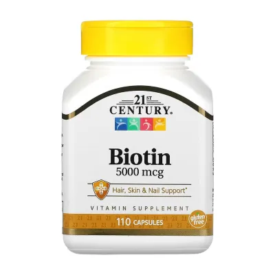 Біотин, Biotin 5000 mcg - 110 caps