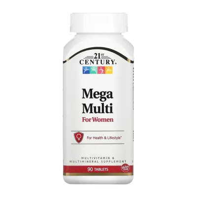 Мультивітамінний комплекс для жінок, Mega Multi For Women - 90 tabs