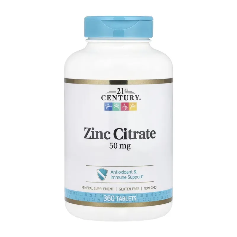 Цинк Цитрат, Zinc Citrate 50 mg - 360 tabs