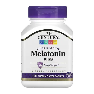 Мелатонін, Melatonin 10 mg Quick Dissolve - 120 tabs