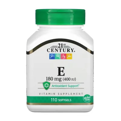 Вітамін Е, E 180 mg (400IU) - 110 softgels