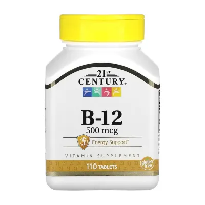 Витамин Б12, B-12 500 mcg - 110 tabs