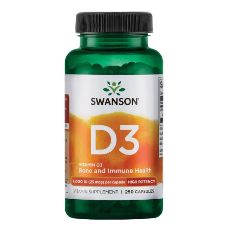 Вітамін Д3, D-3 High Potency Vitamin 1000iu - 250caps