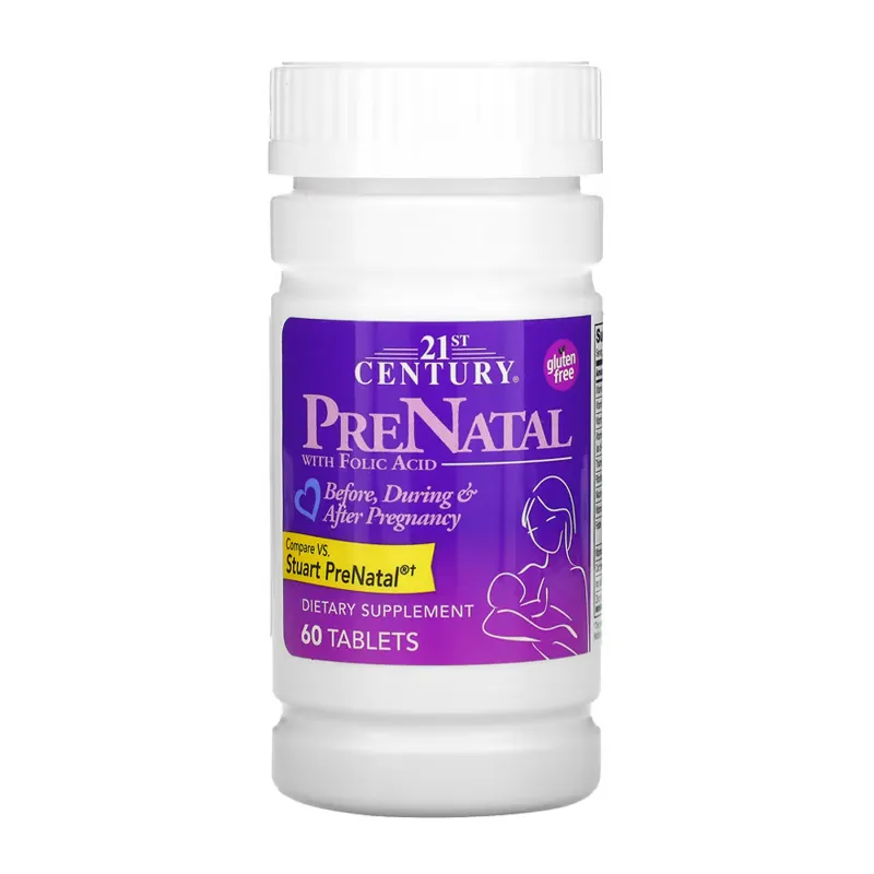 Комплекс з фолієвою кислотою, PreNatal - 60 tabs