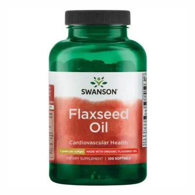 Льняное масло, Flaxseed Oil 1gram - 100soft