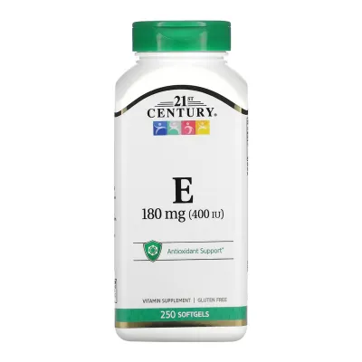 Вітамін Е, E 180 mg (400IU) - 250 softgels