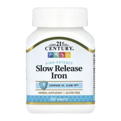 Залізо, Iron Slow Release - 60 tabs
