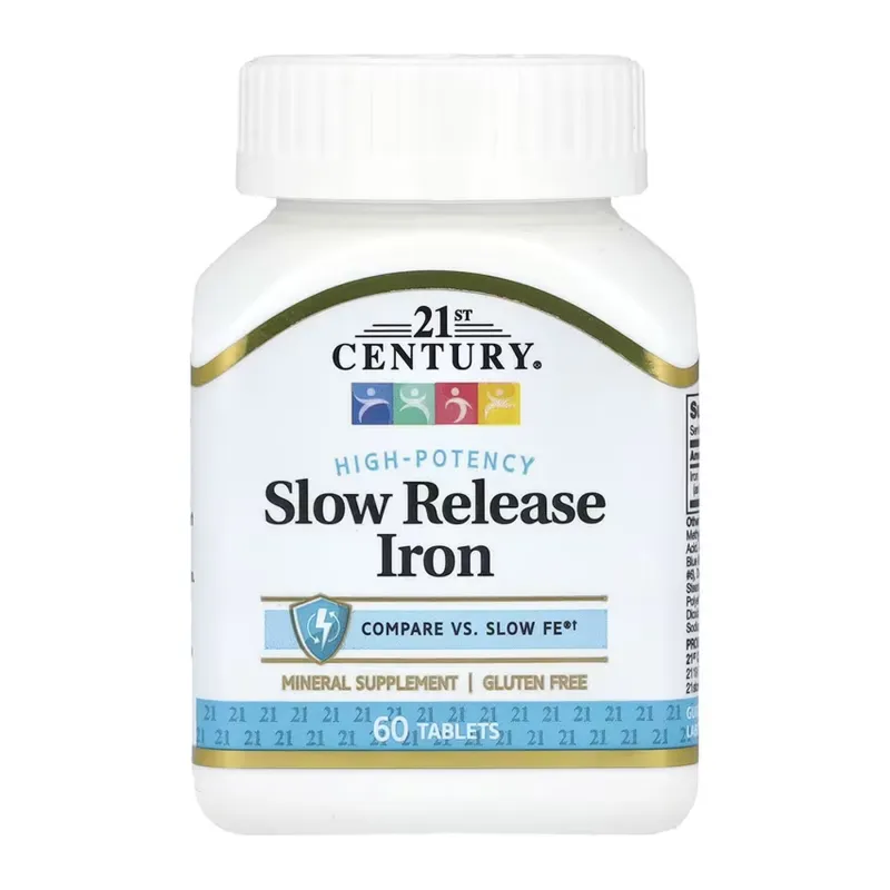 Залізо, Iron Slow Release - 60 tabs