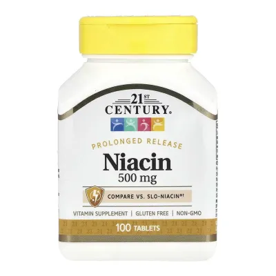 Ніацин, Niacin 500 mg - 100 tabs
