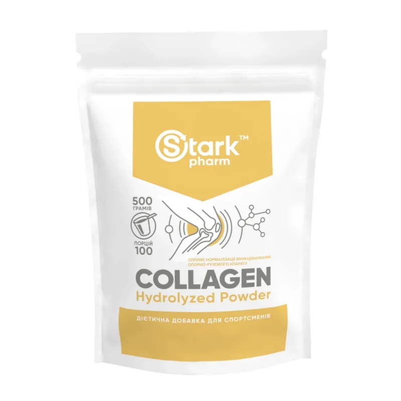 Колаген, Stark Collagen Hydrolyzed Powder - 500g
