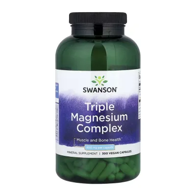 Комплекс с тройным магнием. Triple Magnesium Complex 400mg - 300caps