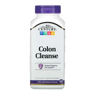 Клетчатка Colon Cleanse - 120 капсул для пищеварения.