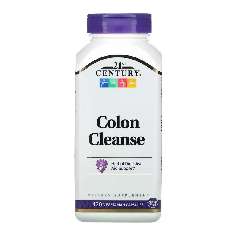 Клетчатка Colon Cleanse - 120 капсул для пищеварения.