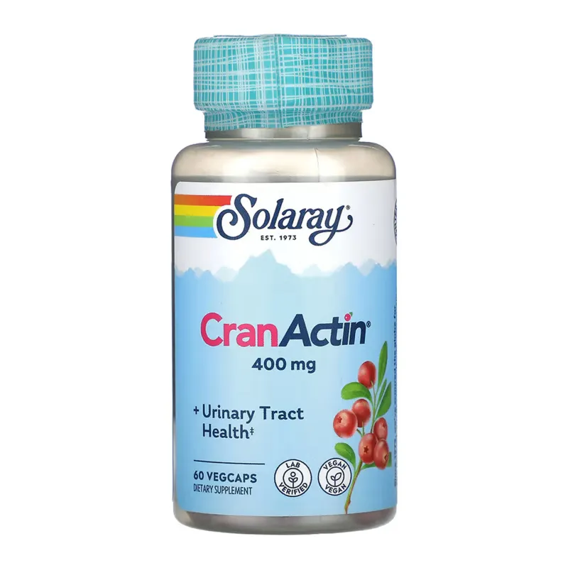 Витамин C 400 мг CranActin Cranberry Extract 400 mg — 60 веганских капсул для иммунитета