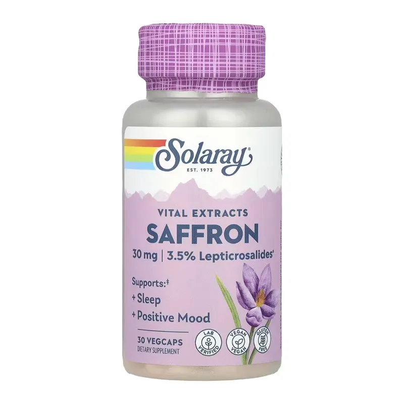 Екстракт шафрану, Vital Extracts Saffron - 30 vcaps
