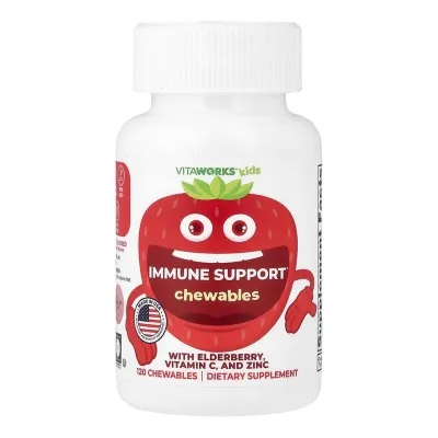 Комплекс для поддержания иммунитета детей, VitaWorks Kids Immune Support - 120 chewables