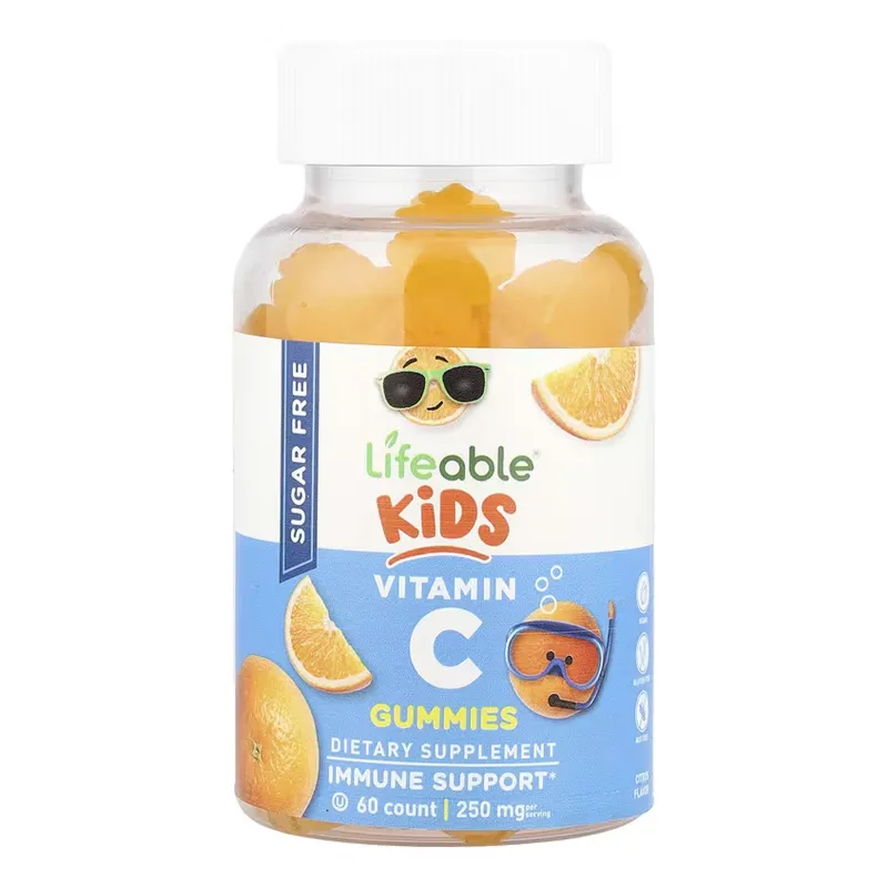 Витамин С, Vitamin C Kids Sugar Free - 60 gummies