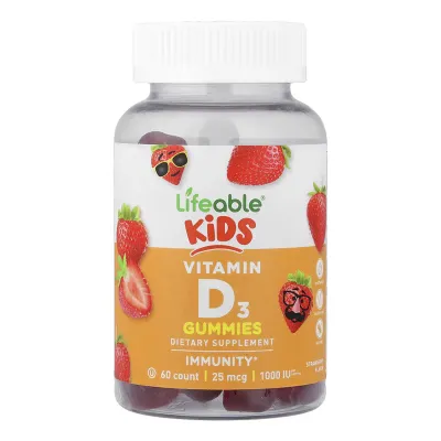 Вітамін D Lifeable (Vitamin D Kids) — 60 gummies