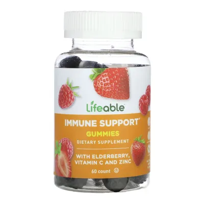Дитячі вітаміни для імунітету Lifeable (Immune Support Adult) — 60 жувальних цукерок