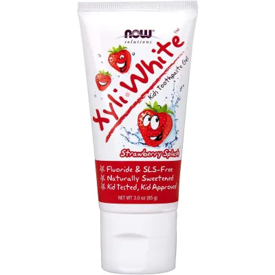 Зубная паста, Xyli White kids toothpaste gel - 85 g strawberry splash