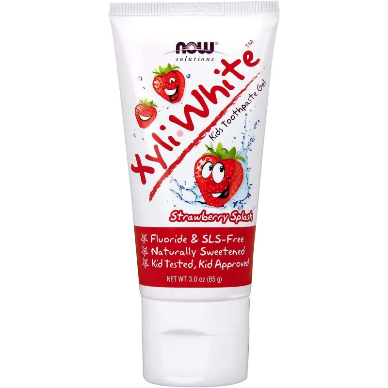 Зубная паста, Xyli White kids toothpaste gel - 85 g strawberry splash