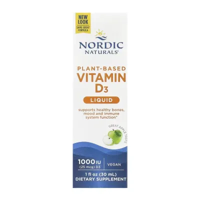Вітамін D3 Nordic Naturals (Vegan) — 30 мл