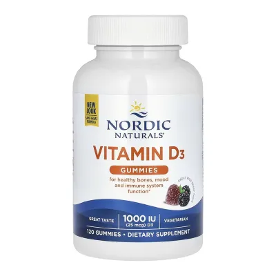 Вітамін D3 Nordic Naturals (Gummies) — 120 gummies
