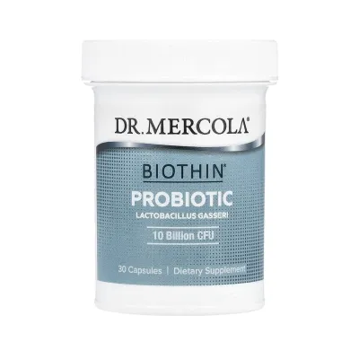 Пробіотик Dr. Mercola (Biothin® Probiotic 10 Billion CFU) — 30 капсул, для травлення
