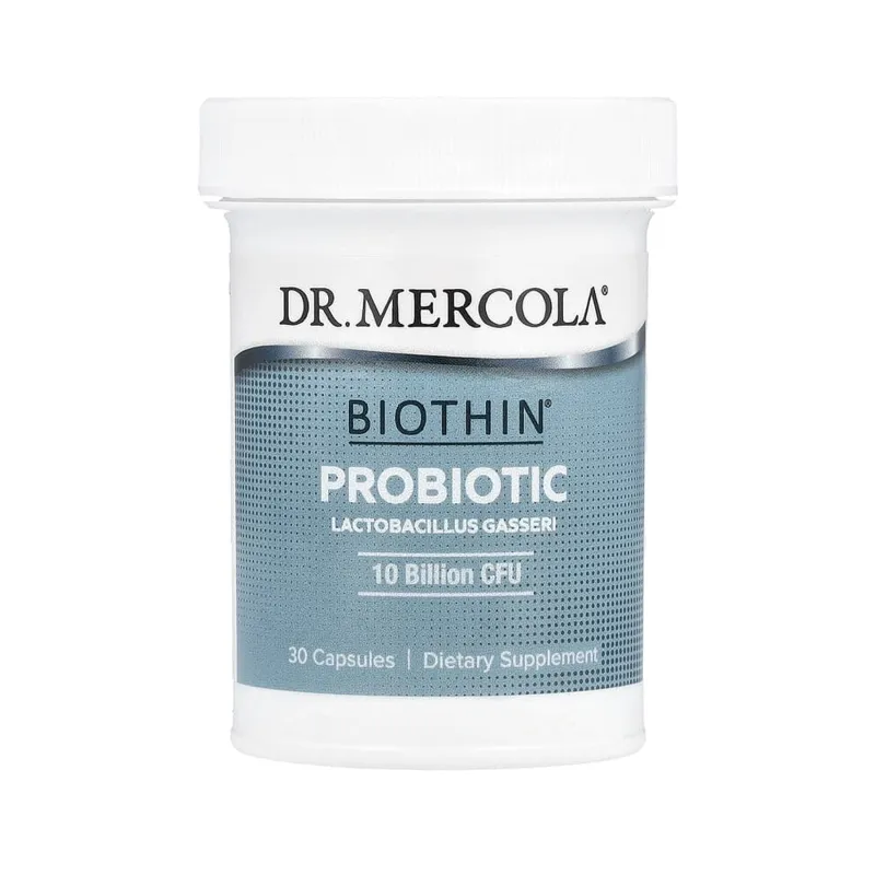 Пробіотик Dr. Mercola (Biothin® Probiotic 10 Billion CFU) — 30 капсул, для травлення
