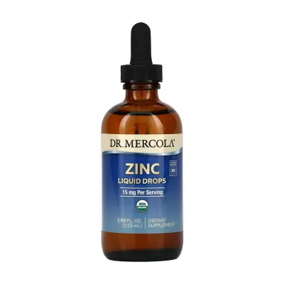 Цинк Dr. Mercola (Liquid Drops) — 115 мл, для імунітету