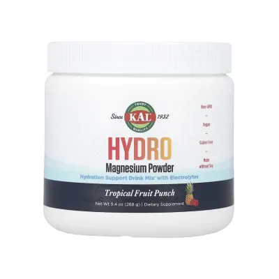 Магній KAL (Hydro Powder) — 268 г, для м’язів і нервової системи