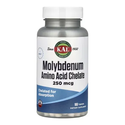 Амінокислоти 250 мкг KAL (Molybdenum Chelate) — 100 таблеток