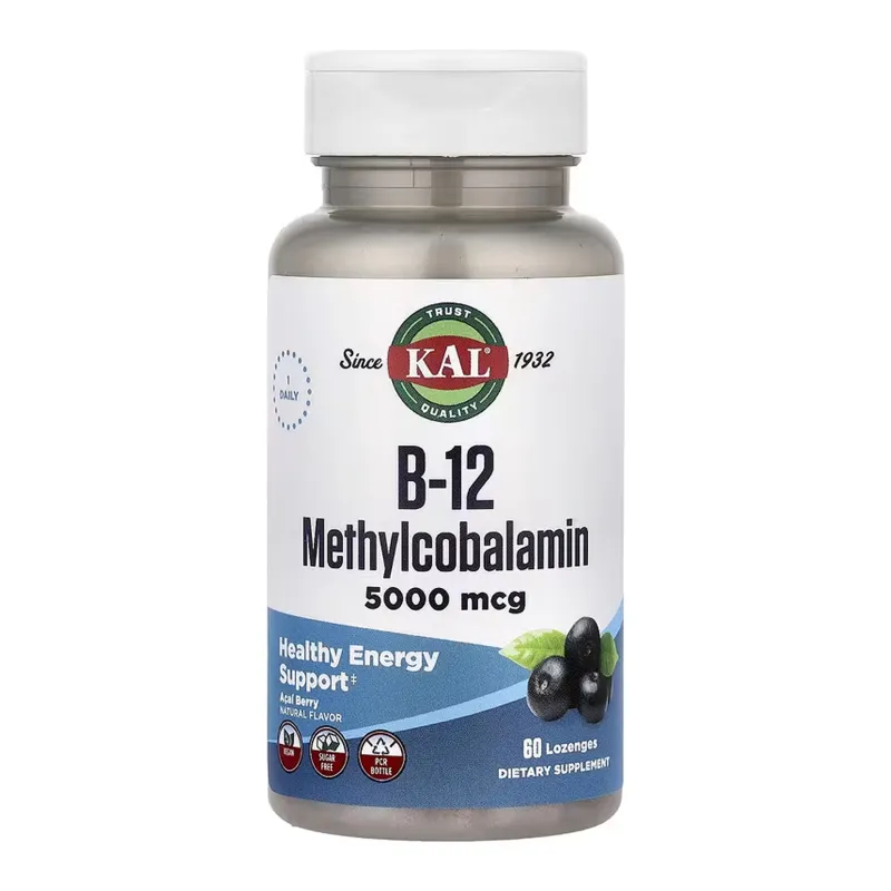 Вітамін B12 5000мкг KAL (B-12 Methylcobalamin) — 60 льодяників