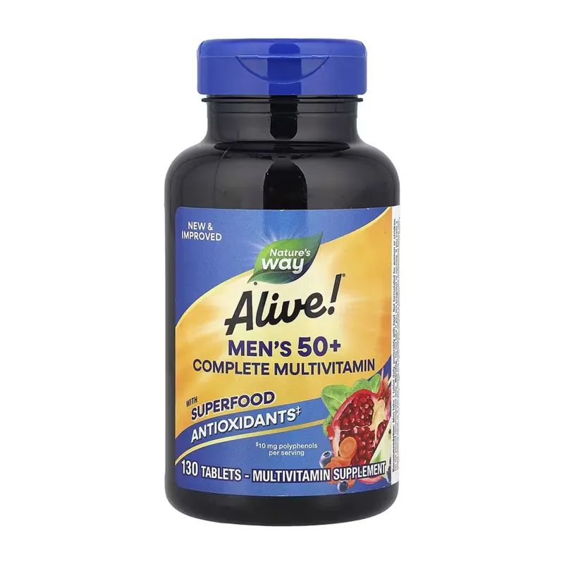 Мультивитаминный комплекс для мужчин 50+, Men's 50+ Complete Multivitamin - 130 tabs