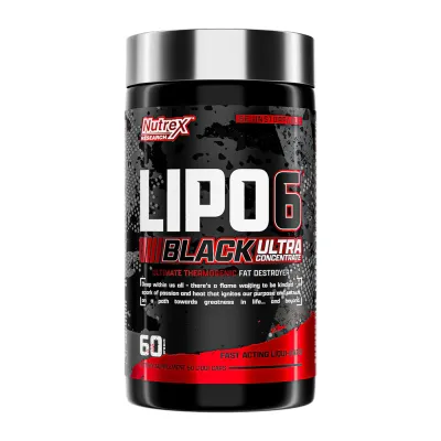 Жироспалювач термогенний екстремальний Nutrex (Lipo-6 Black UC) — 60 рідких капсул