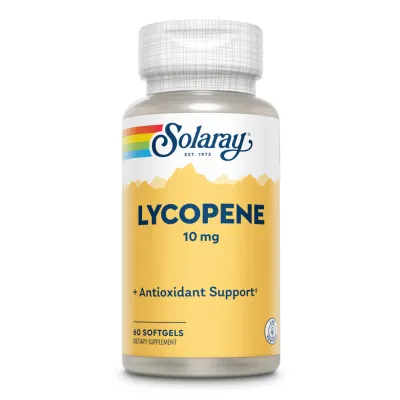 Лікопін 10мг Solaray (Lycopene) — 60 веганських капсул