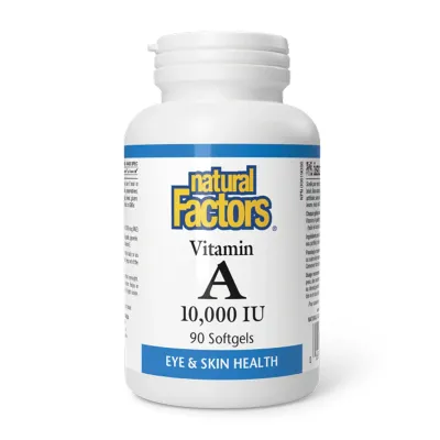 Вітамін A 10000 IU Natural Factors (Vitamin A) — 90 софтгелів