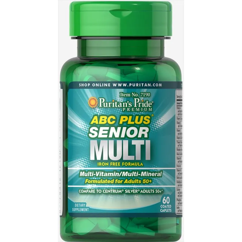 Формула мультивитаминов и минералов, ABC Plus Multivitamin and Multi-Mineral Formula - 60 Caplets