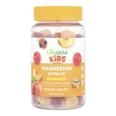 Магній цитрат, Magnesium Citrate Kids - 60 gummies