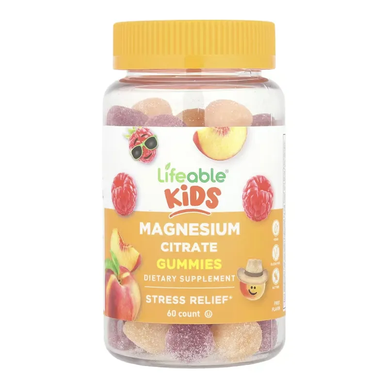 Магній цитрат, Magnesium Citrate Kids - 60 gummies