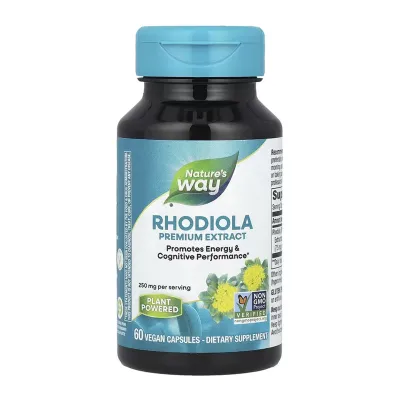 Родіола Nature's Way (Rhodiola Rosea) — 60 веганських капсул