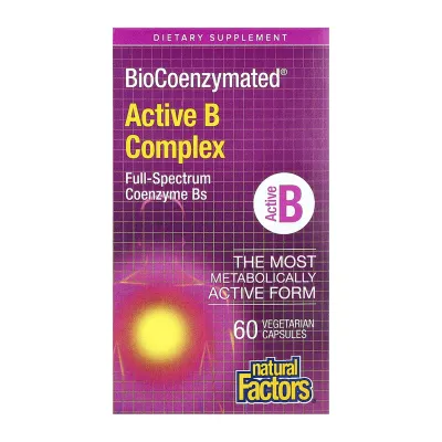 Вітаміни групи B BioCoenzymated Active B Formula — 60 капсул для щоденної підтримки