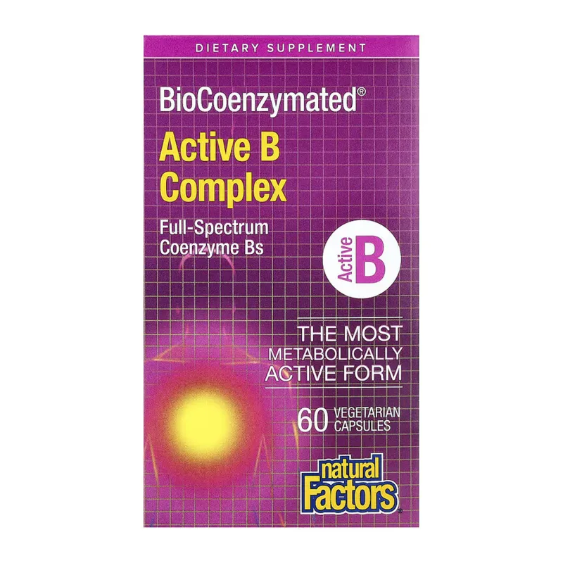 Витамины группы B BioCoenzymated Active B Formula – 60 капсул для ежедневной поддержки