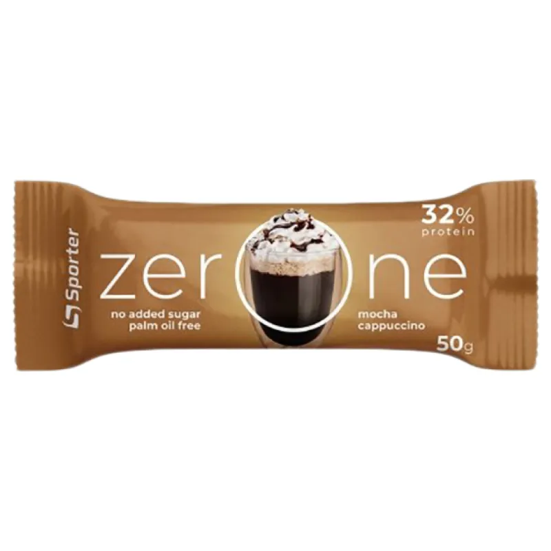 Протеїнові батончики, ZerOne - 25x50g Mocha cappuccino
