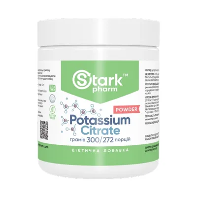 Калий, Potassium Citrate Powder - 300g