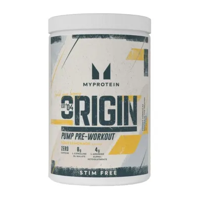 Предтренировочный комплекс, Origin Pre Workout Stim-Free Sour - 30 serv Lemonade